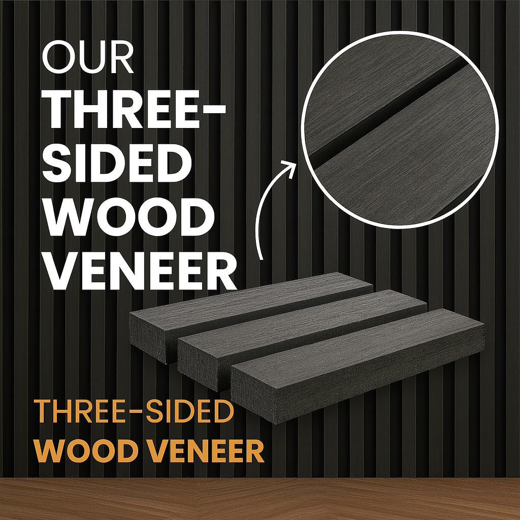 Sample | Black Oak | Luxury 3-sided Wood Veneer