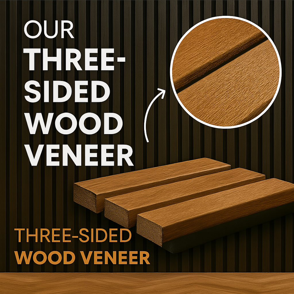Sample | Walnut | Luxury 3-sided Wood Veneer