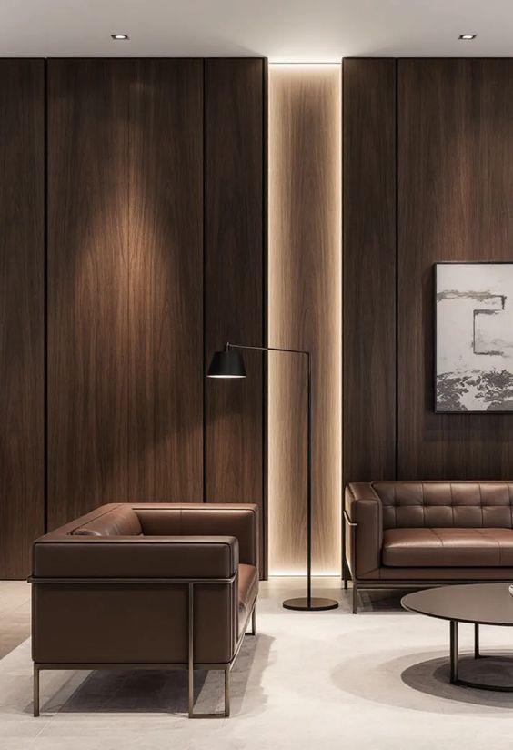 Luxury wall panel | Dark Brown