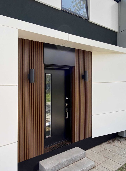 Exterior Slat Wall Panels | Walnut Brown