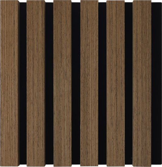 Wooden Wall Panel | Smoked Walnut | Luxury 3-sided Wood Veneer