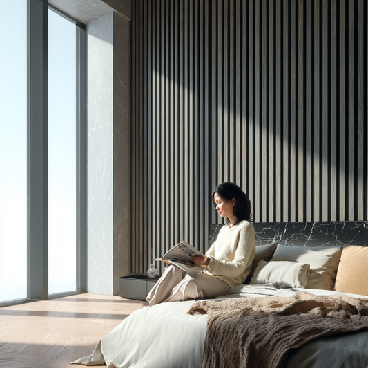 Wooden Wall Panel | Grey Walnut | Luxury 3-sided Wood Veneer