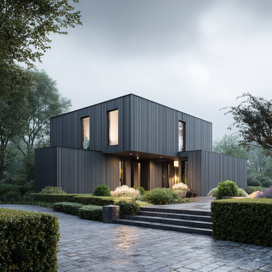 Exterior Slat Wall Panels | Grey