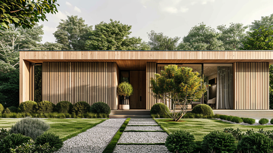 Exterior Slat Wall Panels | Oak