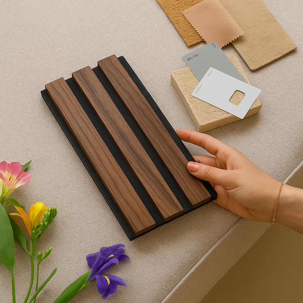 Wooden Wall Panel | Smoked Oak | Luxury 3-sided Wood Veneer