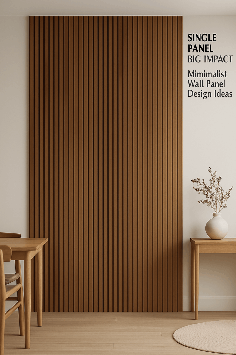 Minimalist Wall Panel Design Ideas