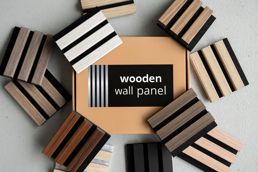 Free sample box | Acoustic slat wall panel | 6  panels per box