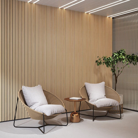 Wooden Wall Panel | Natural Oak | Luxury 3-sided Wood Veneer