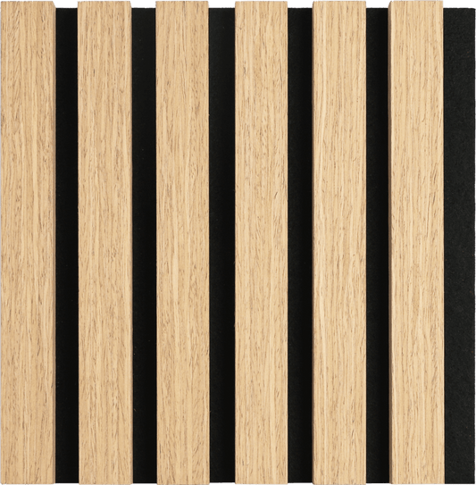 Wooden Wall Panel | Natural Oak | Luxury 3-sided Wood Veneer