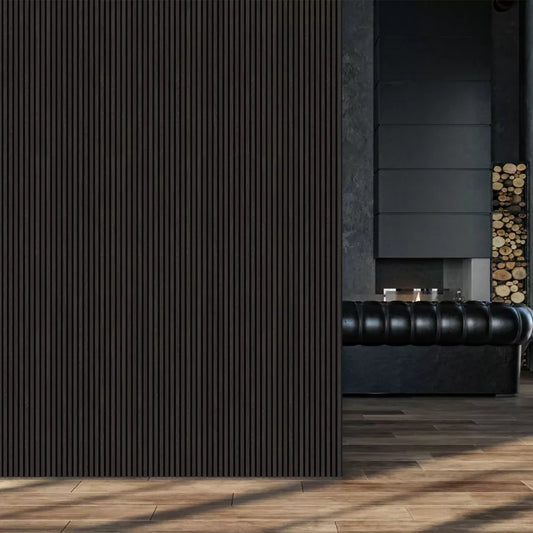 Wooden Wall Panel | Black Oak | Luxury 3-sided Wood Veneer