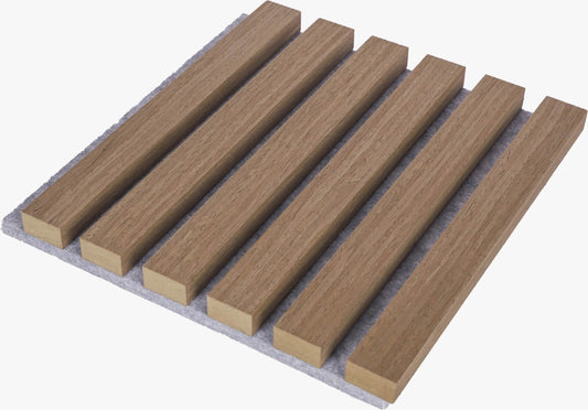 Sample | Natural Oak Grey Felt | Luxury 3-sided Wood Veneer