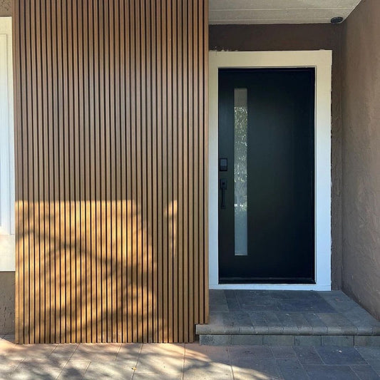 Exterior Slat Wall Panels | Oak